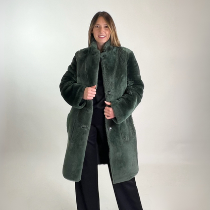 JOSEPH Montone reversibile verde