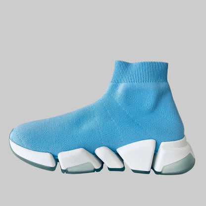 BALENCIAGA Scarpe sneakers Speed 2.0 azzurre