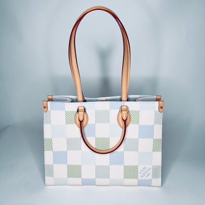 LOUIS VUITTON Borsa OnTheGo damier giant pastel