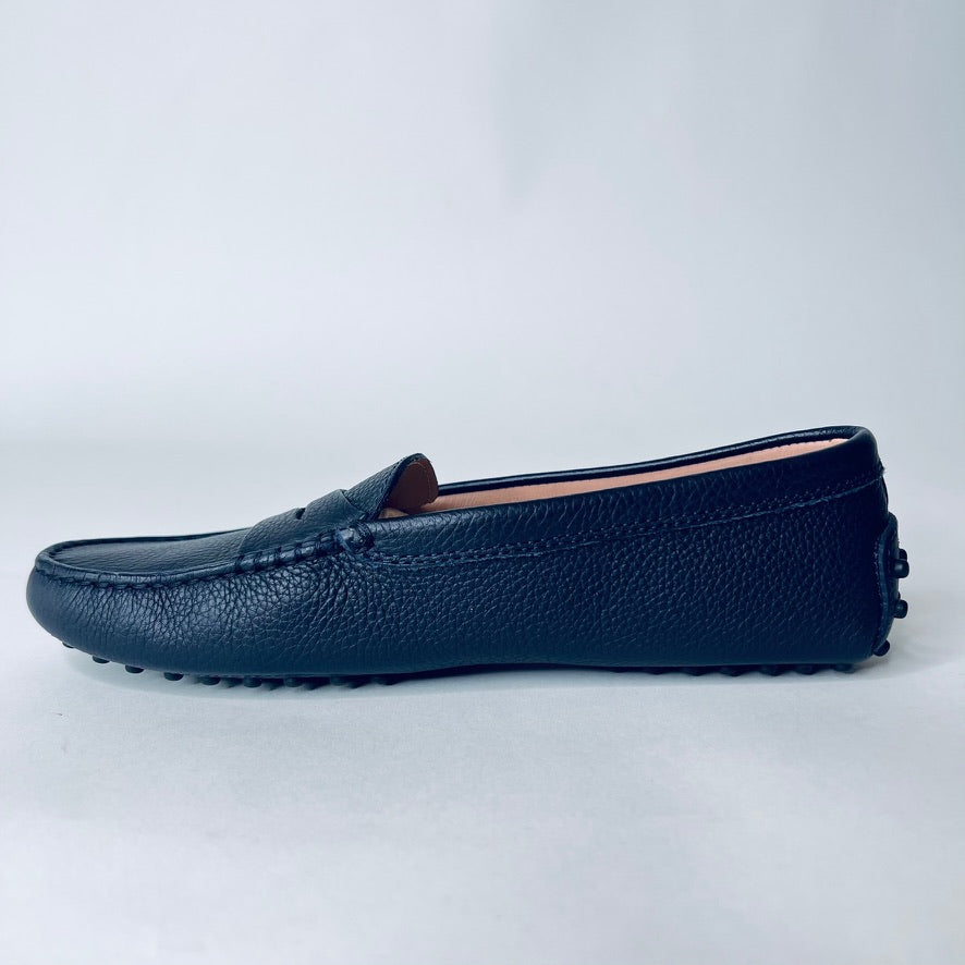 TOD'S Mocassini Gommini in pelle blu