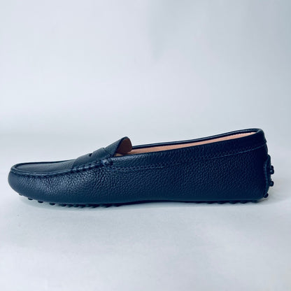 TOD'S Mocassini Gommini in pelle blu