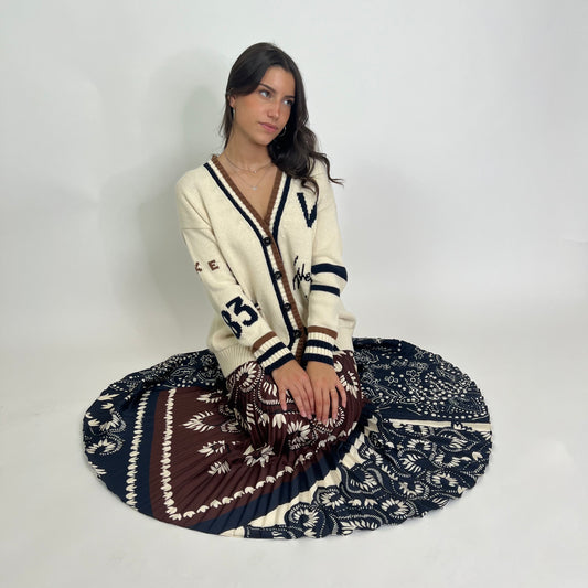WEEKKEND MAX MARA Maxi cardigan panna