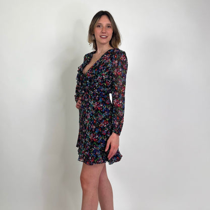 SALONI Abito corto a fiori