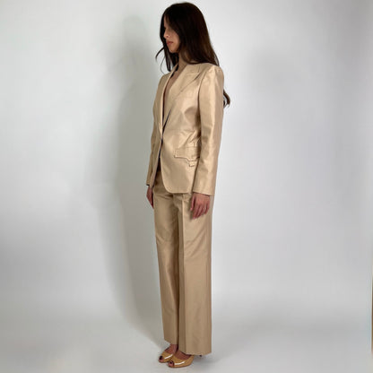GUCCI Tailleur in cotone beige