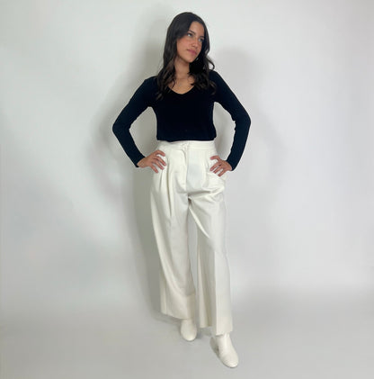 MARELLA Pantaloni con pence panna