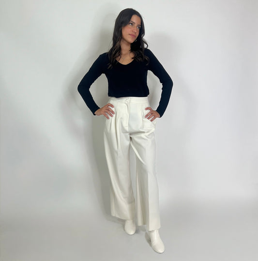 MARELLA Pantaloni con pence panna