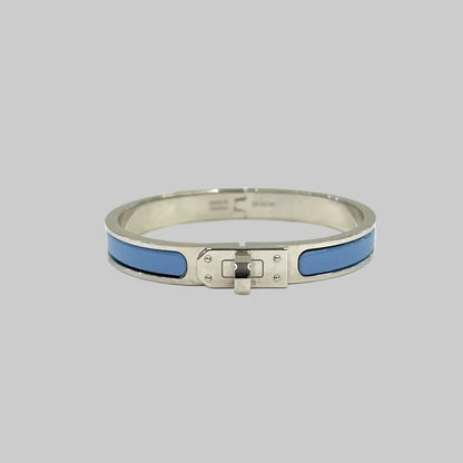 HERMES Bracciale Mini Click Kelly azzurro