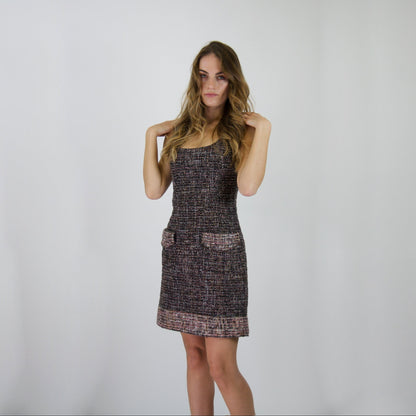 DG DOLCE & GABBANA Abito tubino effetto bouclé