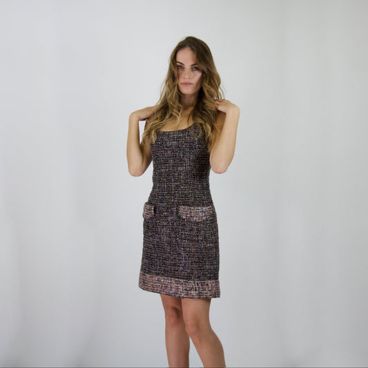 DG DOLCE & GABBANA Abito tubino effetto bouclé