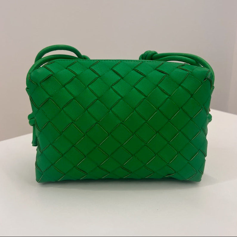 BOTTEGA VENETA Borsa Loop Mini verde prato