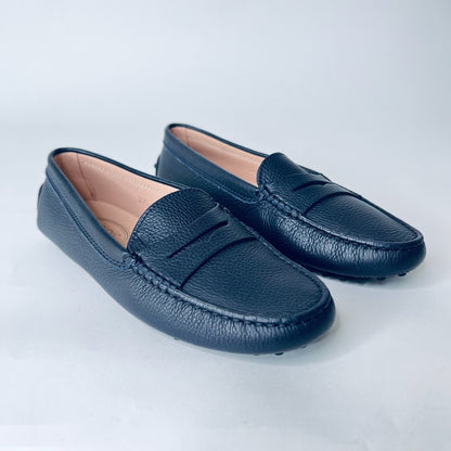 TOD'S Mocassini Gommini in pelle blu