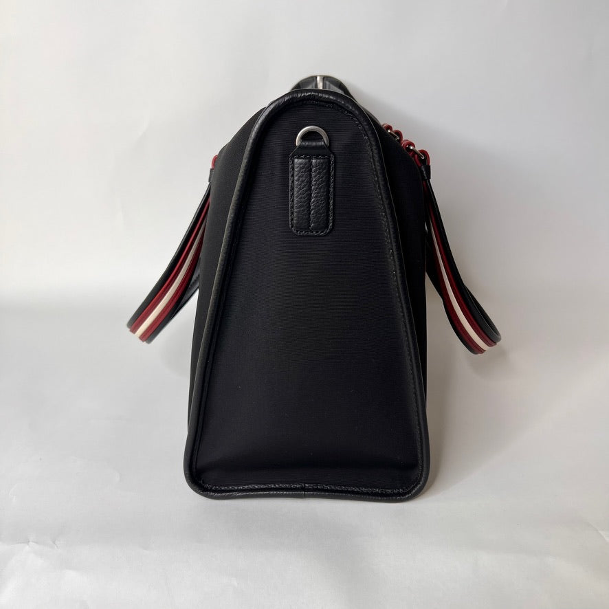 BALLY Borsone da viaggio in nylon nero