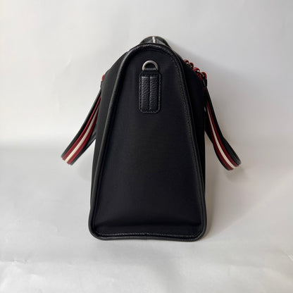 BALLY Borsone da viaggio in nylon nero