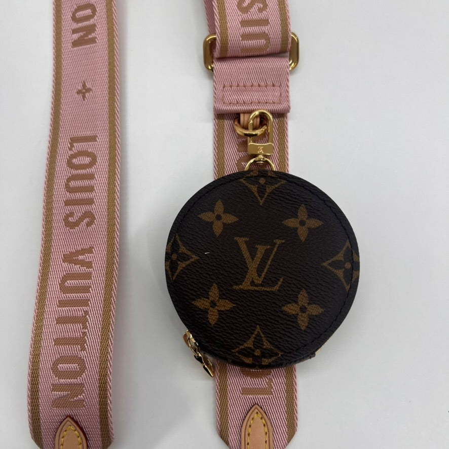 LOUIS VUITTON Borsa Multipochette Accessoires Monogram con tracolla rosa