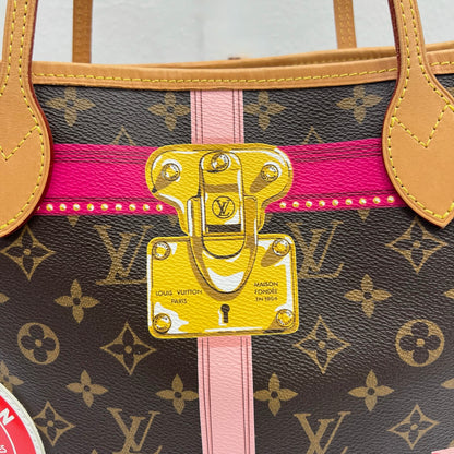LOUIS VUITTON Borsa shopping Neverfull Trunks MM Limited Edition