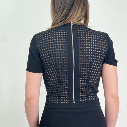 HUGO BOSS Tuta intera con schiena traforata