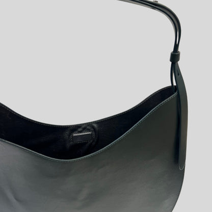 AESTHER EKME Borsa piatta in pelle color verdone