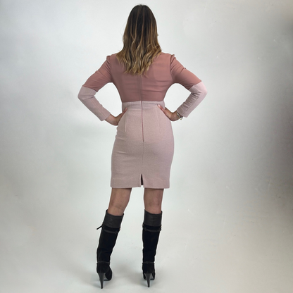 AGNONA Abito color nude rosa cipria