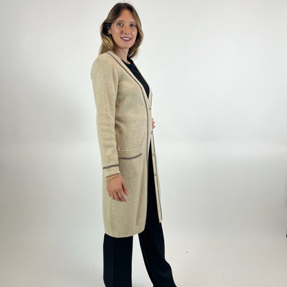 ALBINO MORETTI Cardigan in cashmere color tortora