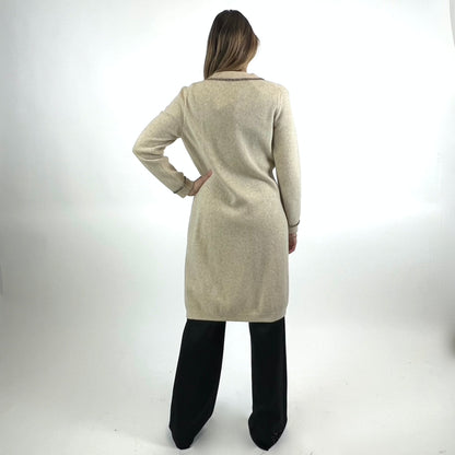 ALBINO MORETTI Cardigan in cashmere color tortora
