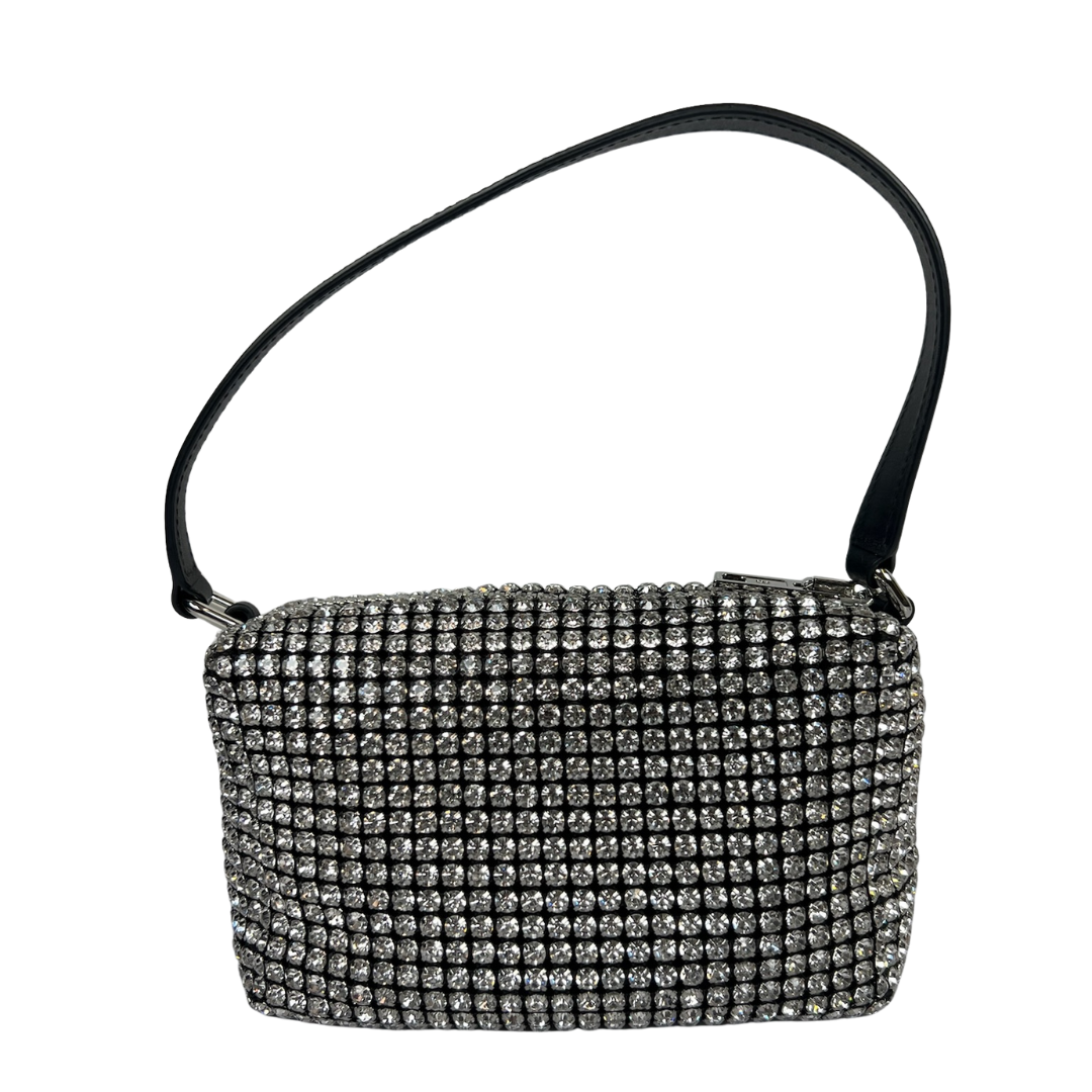 ALEXANDER WANG Borsa piccola tempestata di cristalli