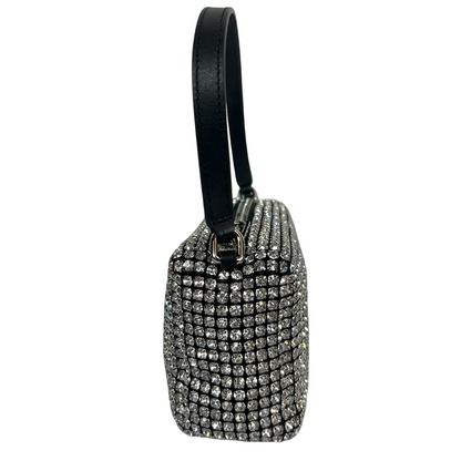 ALEXANDER WANG Borsa piccola tempestata di cristalli