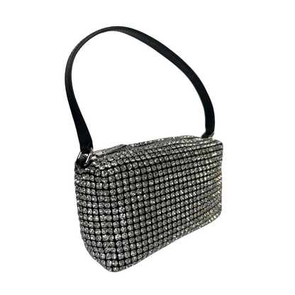 ALEXANDER WANG Borsa piccola tempestata di cristalli