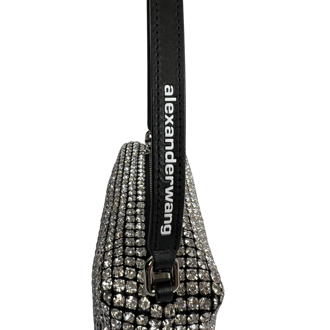 ALEXANDER WANG Borsa piccola tempestata di cristalli