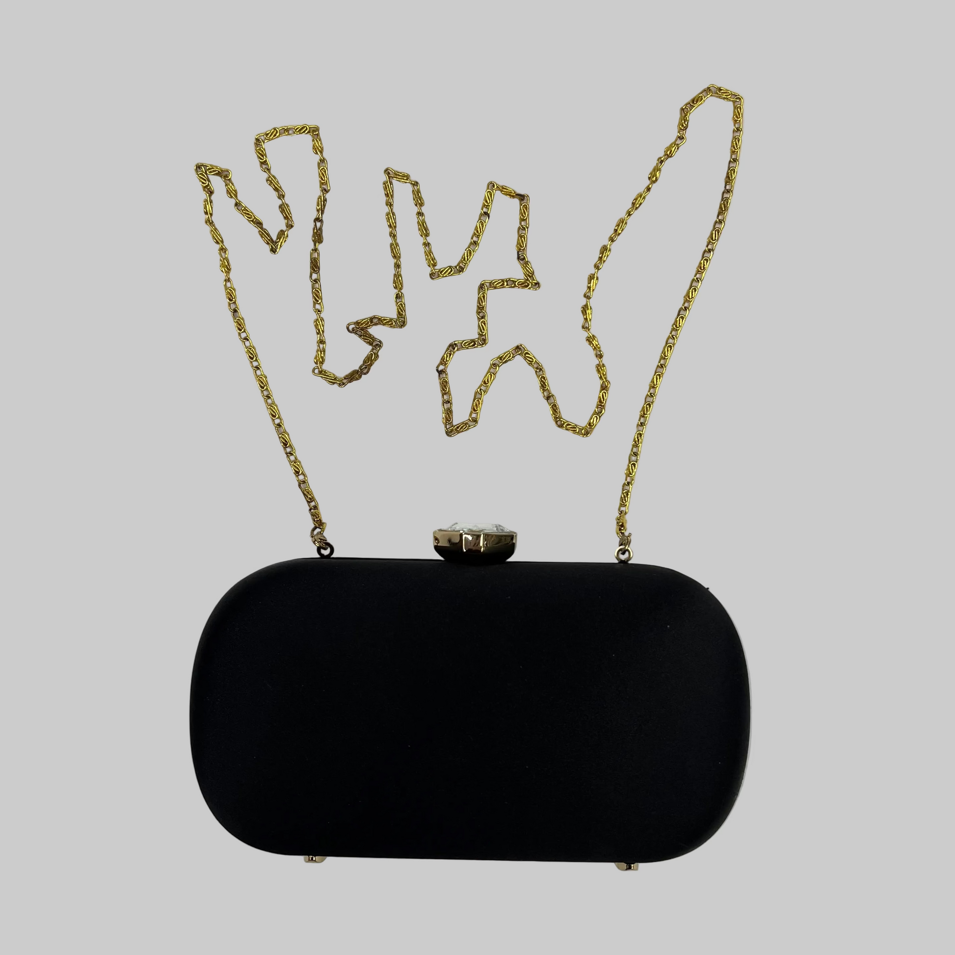 ANNA CECERE Borsa pochette nera