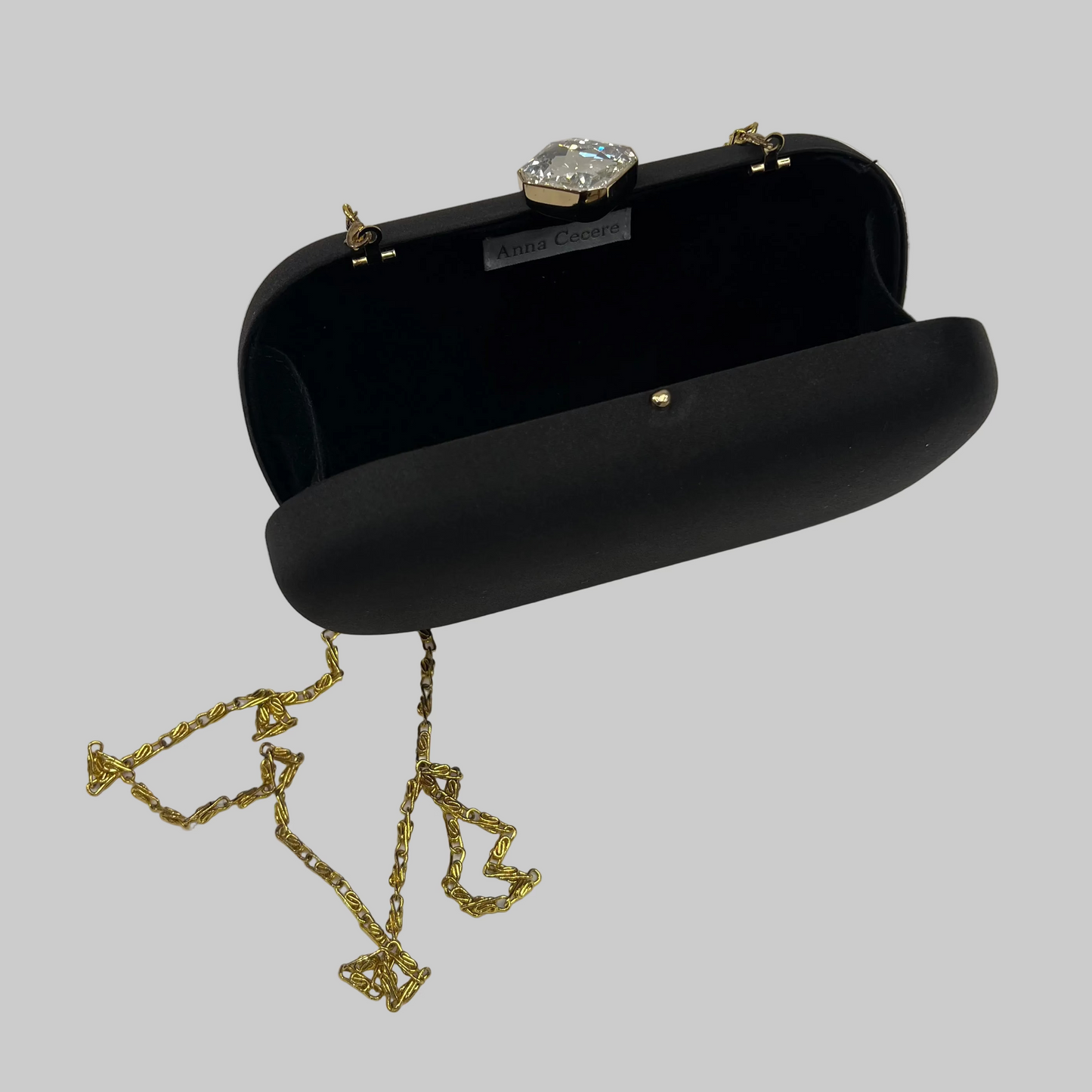 ANNA CECERE Borsa pochette nera