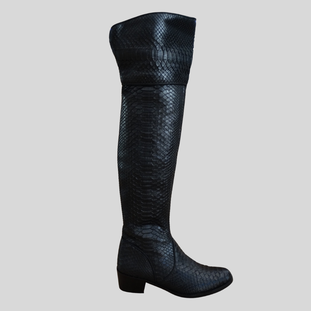 ANTONIO ARTIGIANO Forte dei Marmi Stivale gambale alto in pitone