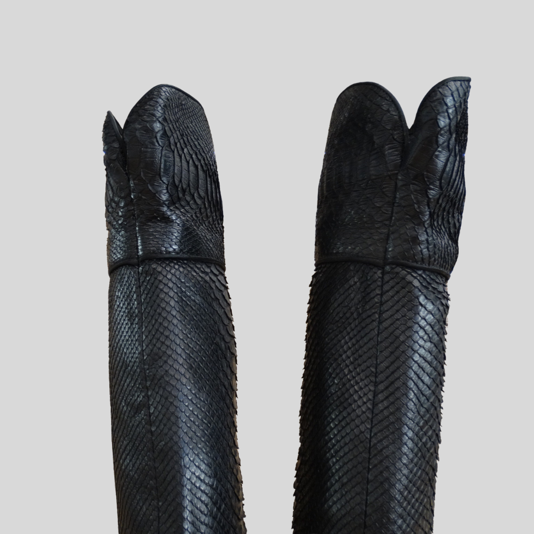 ANTONIO ARTIGIANO Forte dei Marmi Stivale gambale alto in pitone