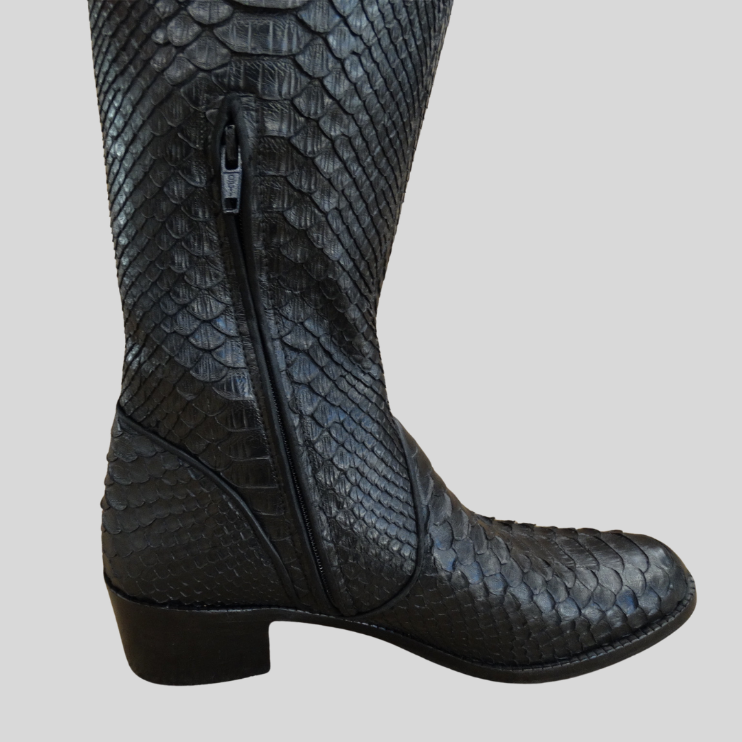 ANTONIO ARTIGIANO Forte dei Marmi Stivale gambale alto in pitone