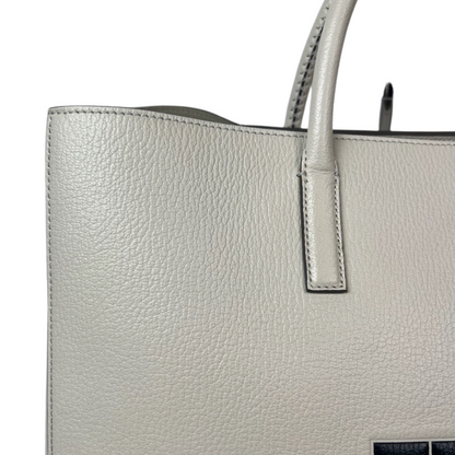 ANYA HINDMARCH Borsa in pelle martellata con smile
