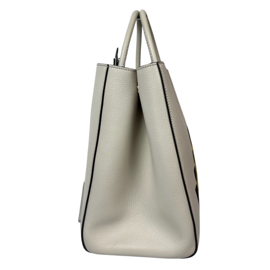 ANYA HINDMARCH Borsa in pelle martellata con smile