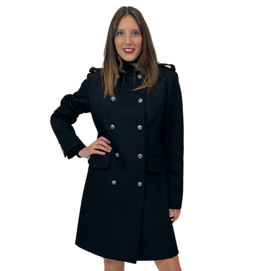 Aspesi Cappotto doppio petto nero