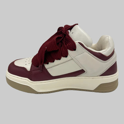 HOGAN Scarpe sneakers bianco e bordeaux