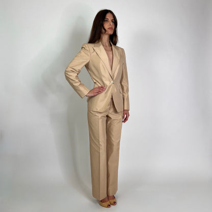 GUCCI Tailleur in cotone beige