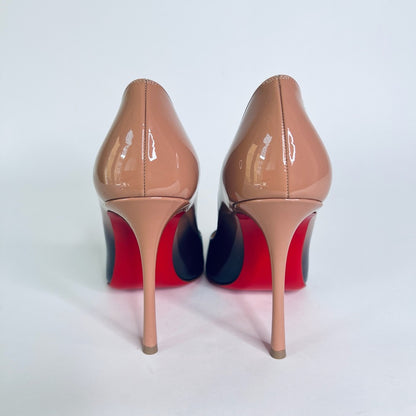 CHRISTIAN LOUBOUTIN Scarpe decolletè sfumate nere e beige