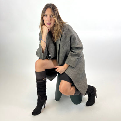 BALENCIAGA Cappotto pied de poule 