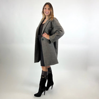 BALENCIAGA Cappotto pied de poule 