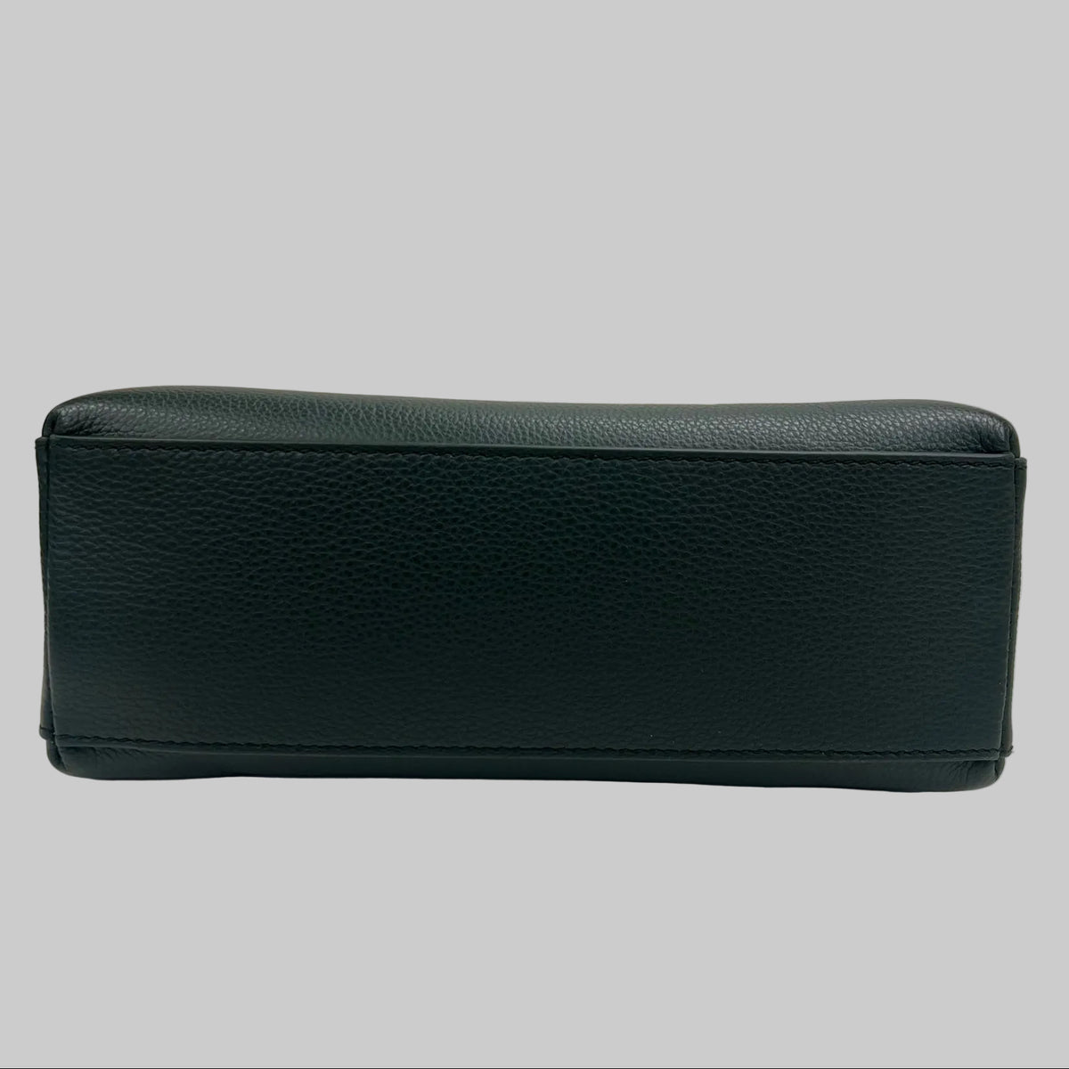BALLY Borsa "Lock Me" piccola in pelle granata verdone hardware argento