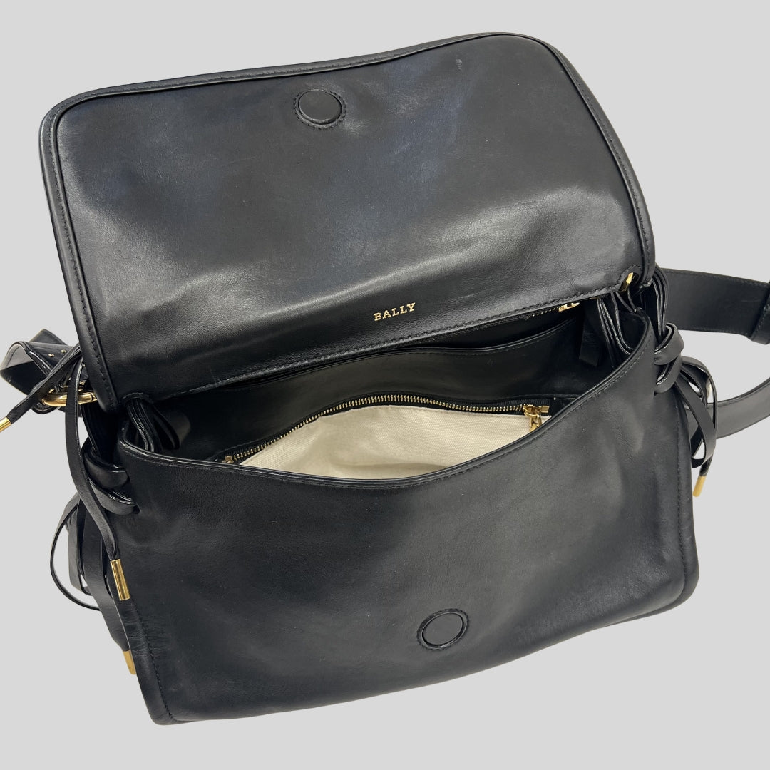 BALLY Borsa in pelle nera