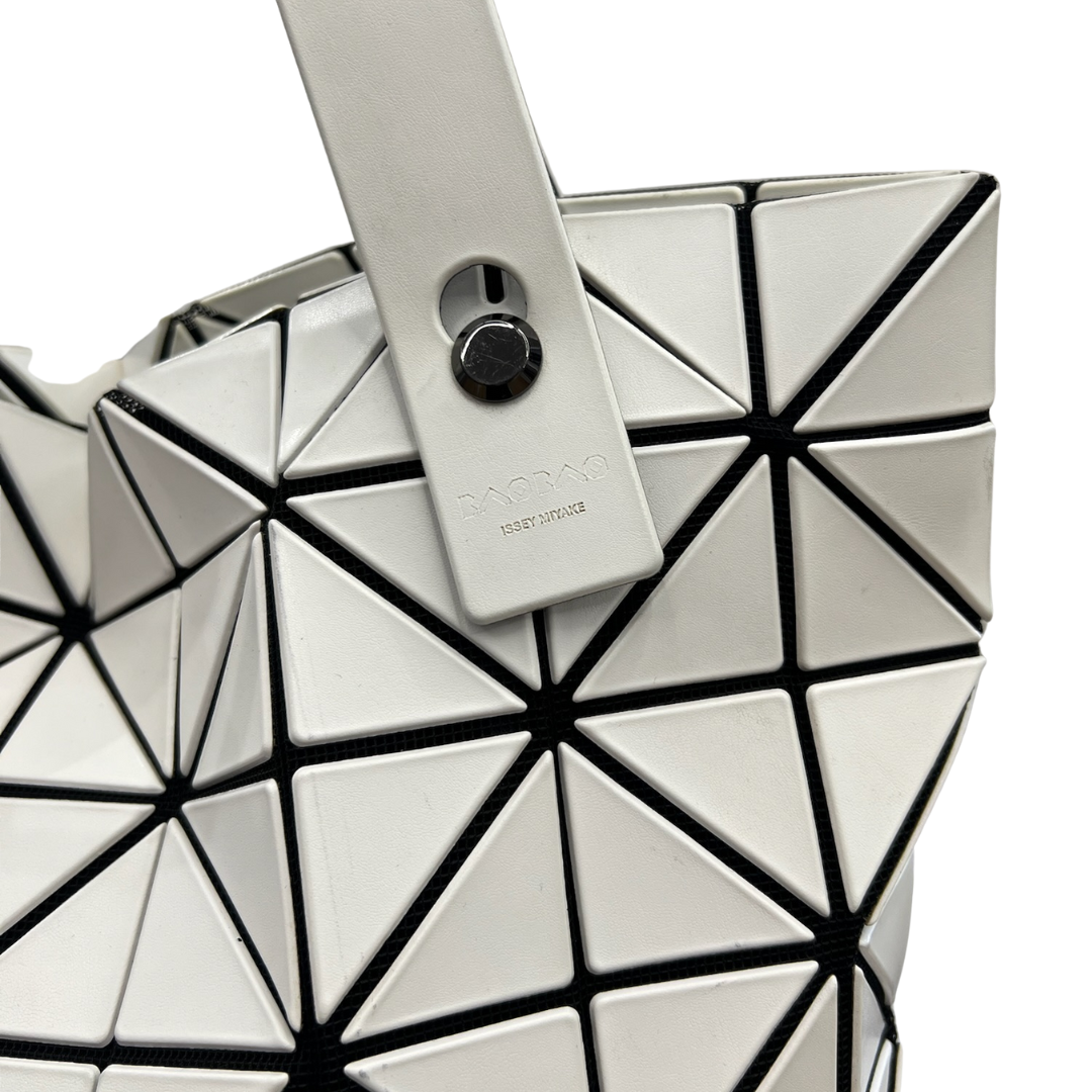 BAO BAO ISSEY MIYAKE Borsa Rock Matte bianca 
