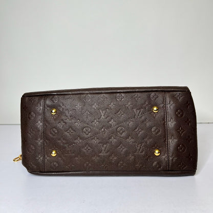 LOUIS VUITTON Borsa Artsy MM in pelle monogram imprimé marrone