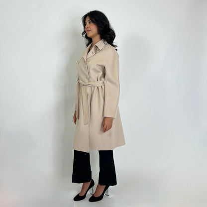 WEEKEND MAX MARA Cappotto sfoderato beige chiaro