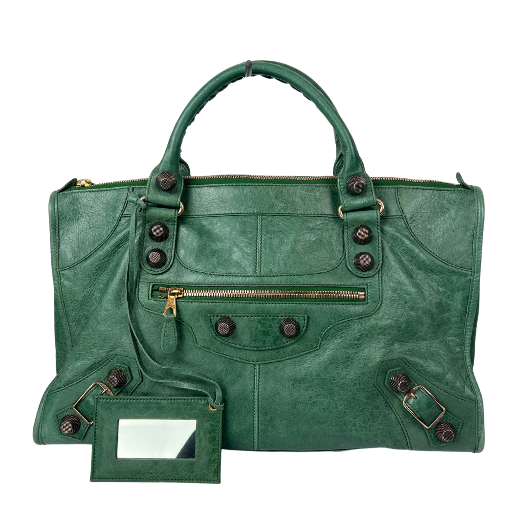 BELENCIAGA Borsa Work Giant verde