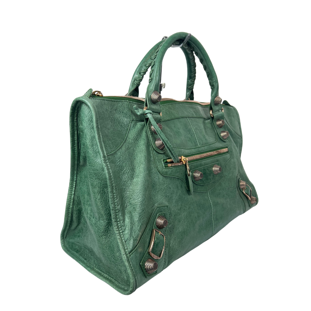 BELENCIAGA Borsa Work Giant verde