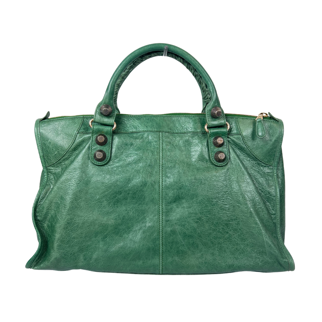 BELENCIAGA Borsa Work Giant verde