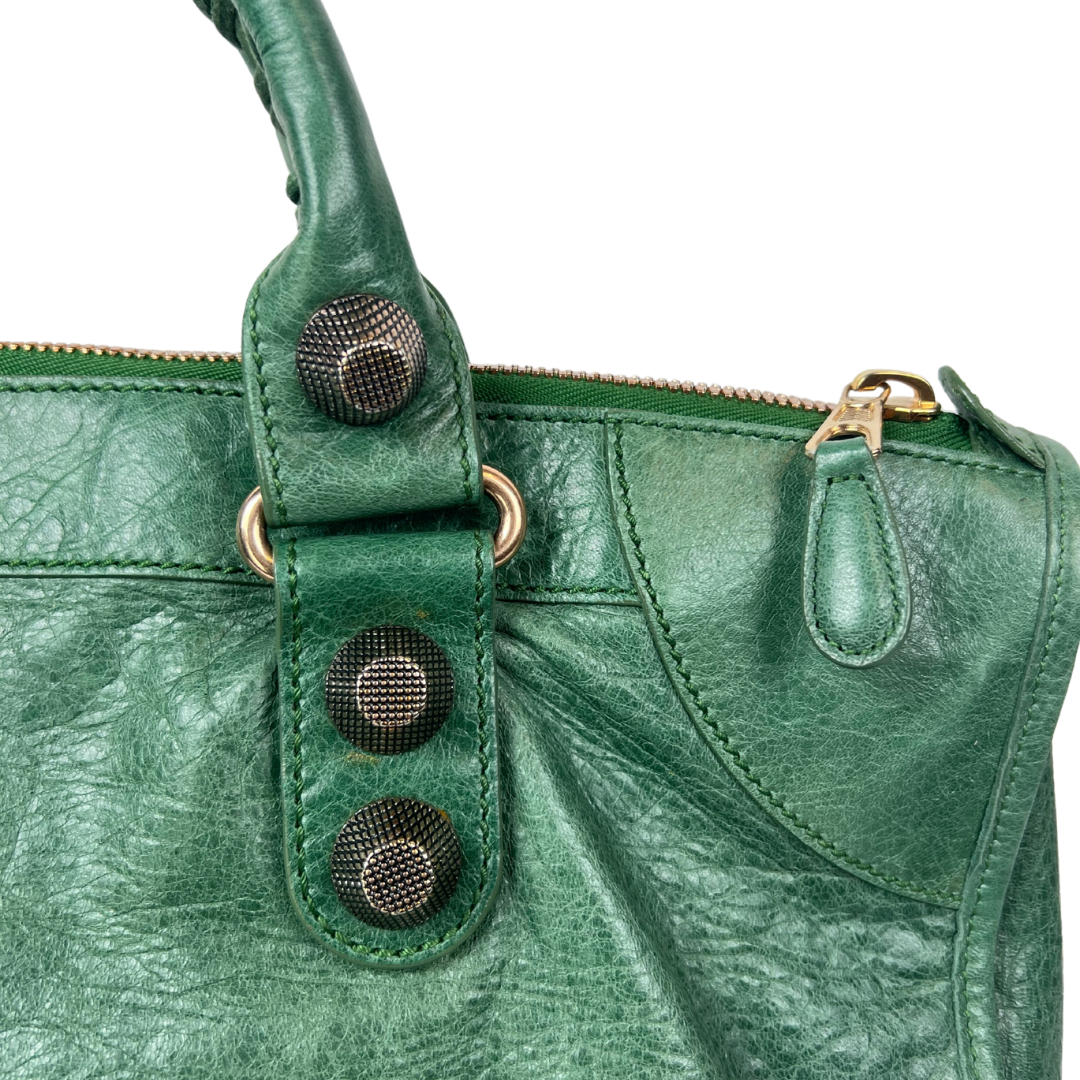 BELENCIAGA Borsa Work Giant verde